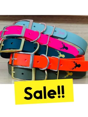 25mm wide biothane dog collar, fit size 46-66cm neck