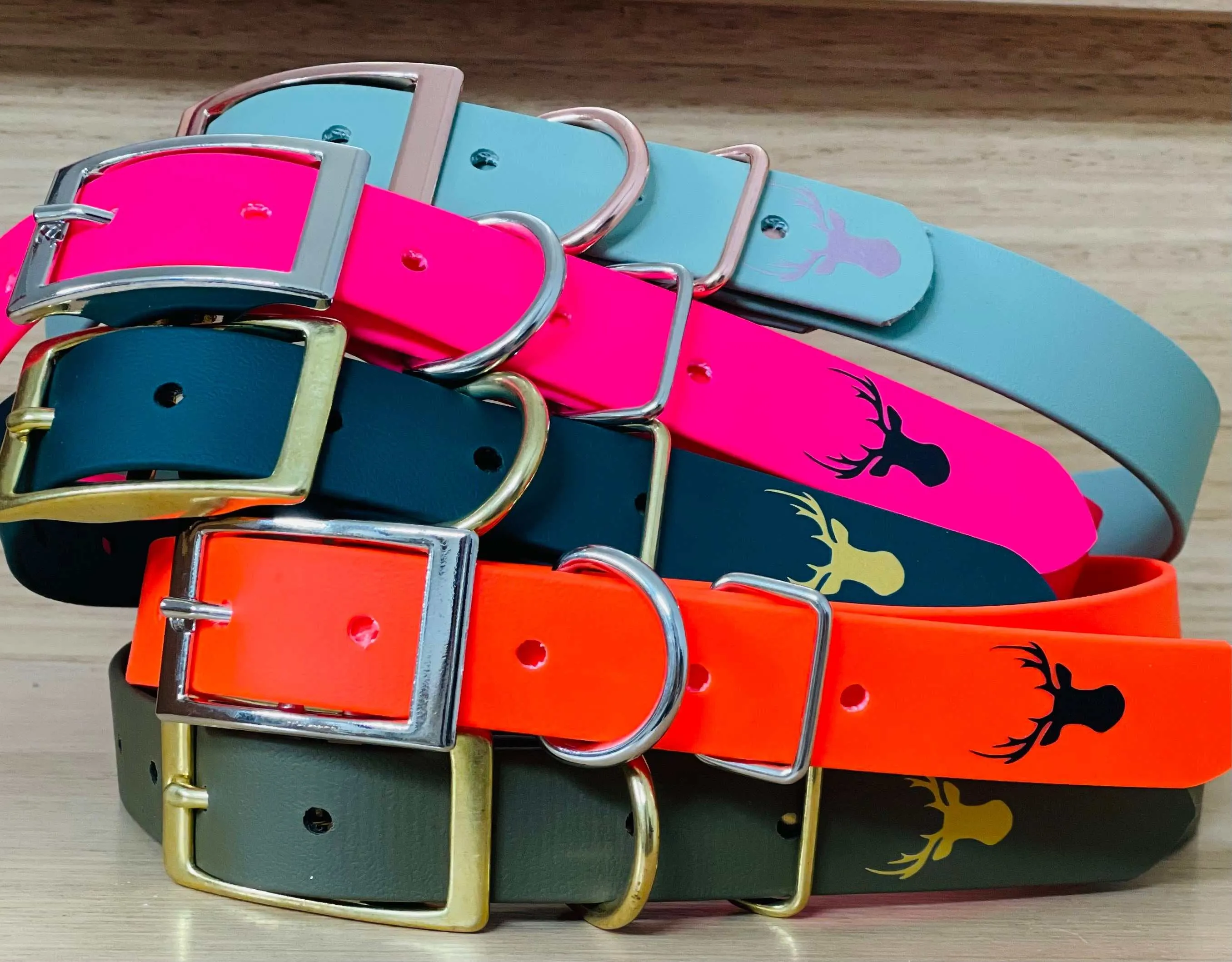 25mm wide biothane dog collar, fit size 46-66cm neck