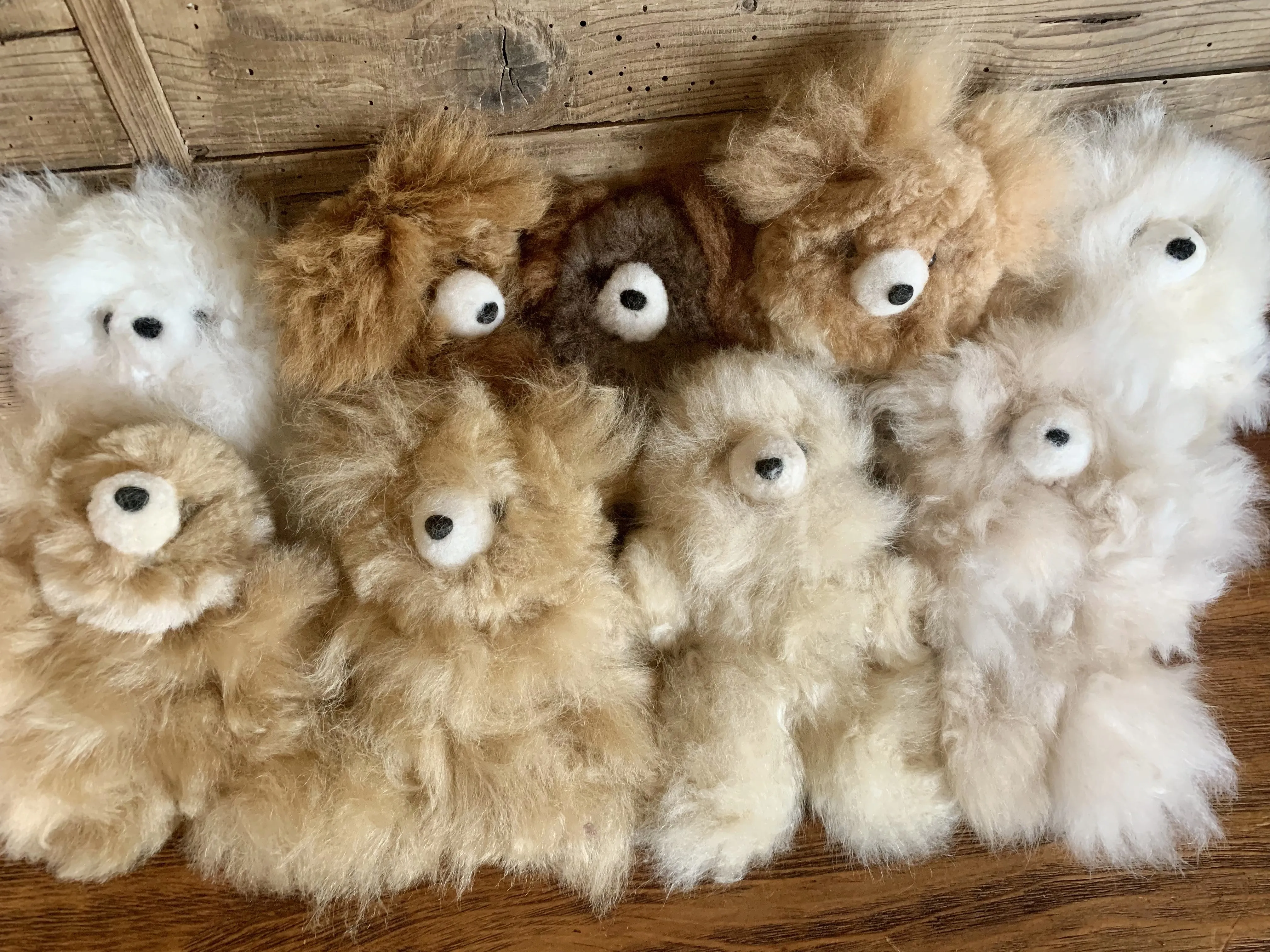 Alpaca Bear Mini-Teddy
