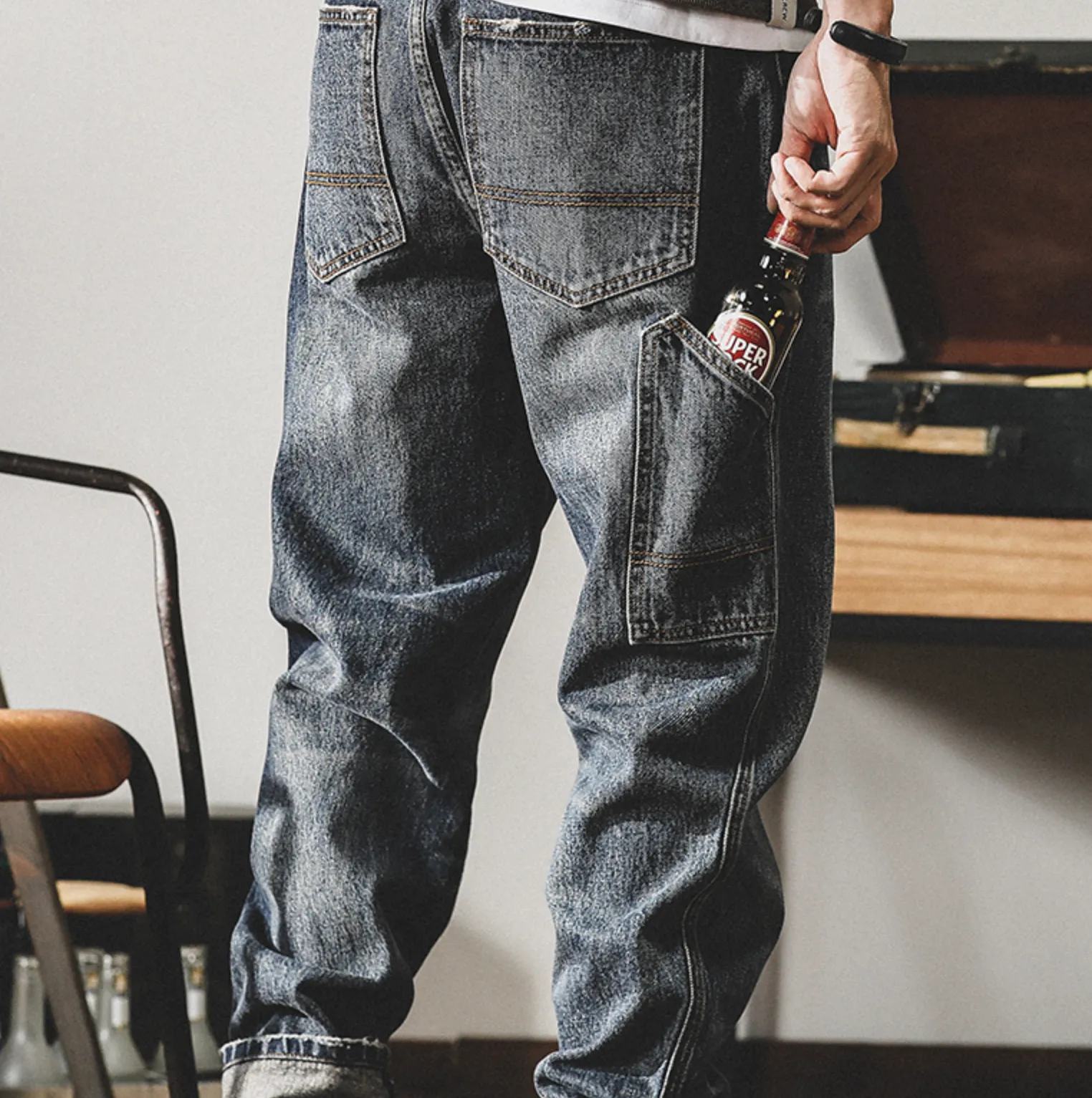 American Casual Denim Jeans P0789