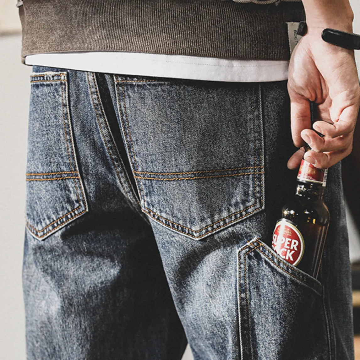 American Casual Denim Jeans P0789