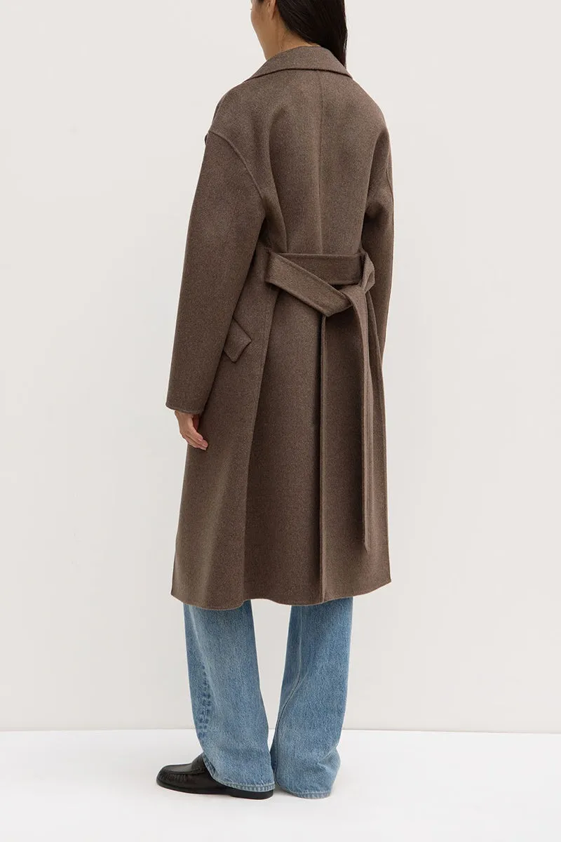 Assembly Label - Sadie Single Breasted Coat - Cocoa Marle