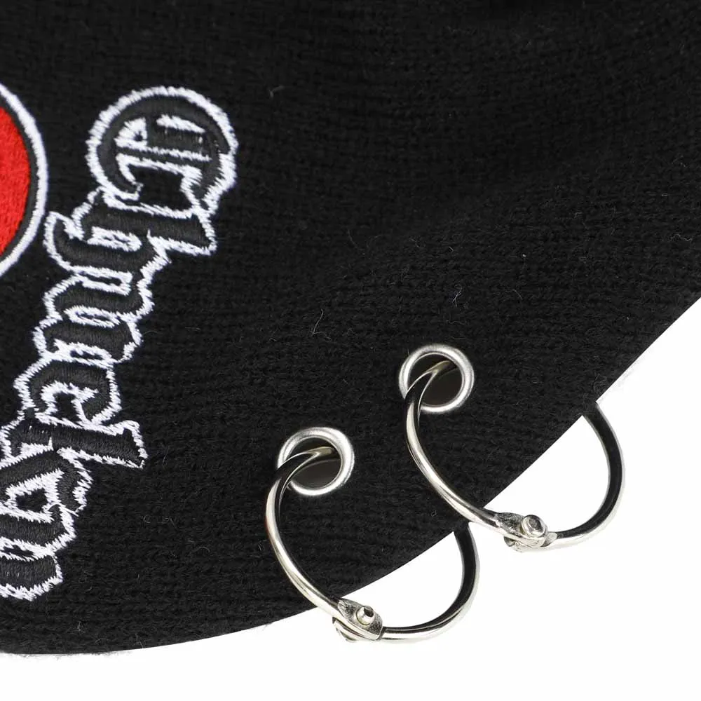 Bride of Chucky Embroidered & Sublimated Patch Cuff Beanie