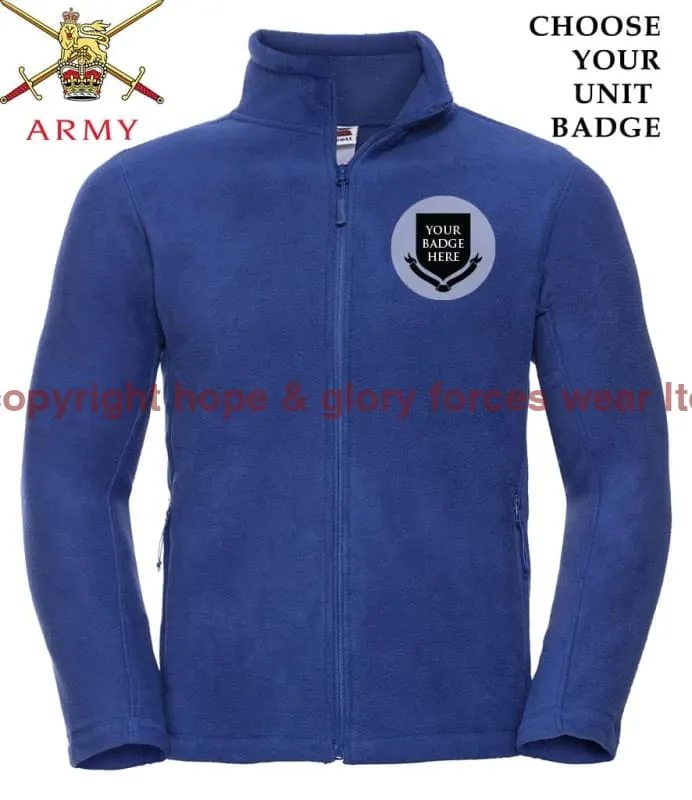 BRITISH ARMY UNITS Outdoor Fleece Jacket