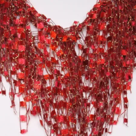 Canada Red Scarf Necklace