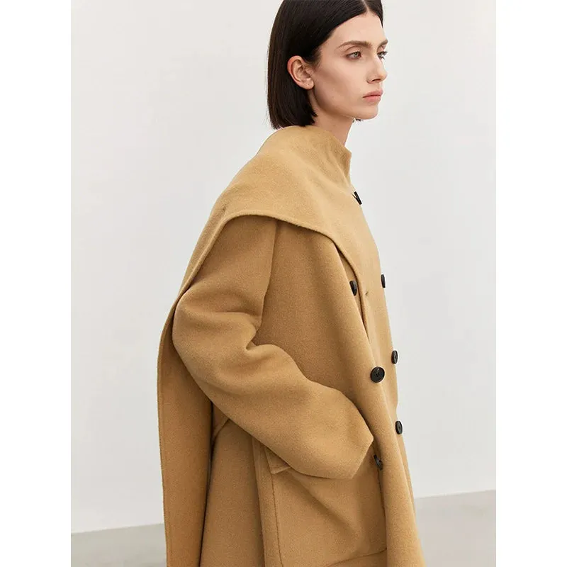 Classic Camel Wool Coat