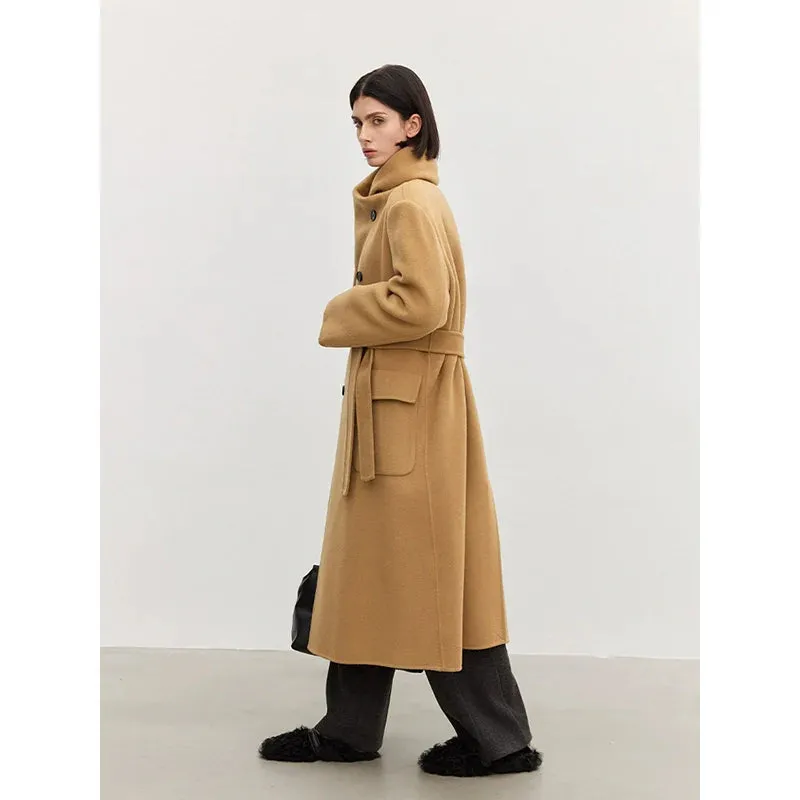 Classic Camel Wool Coat