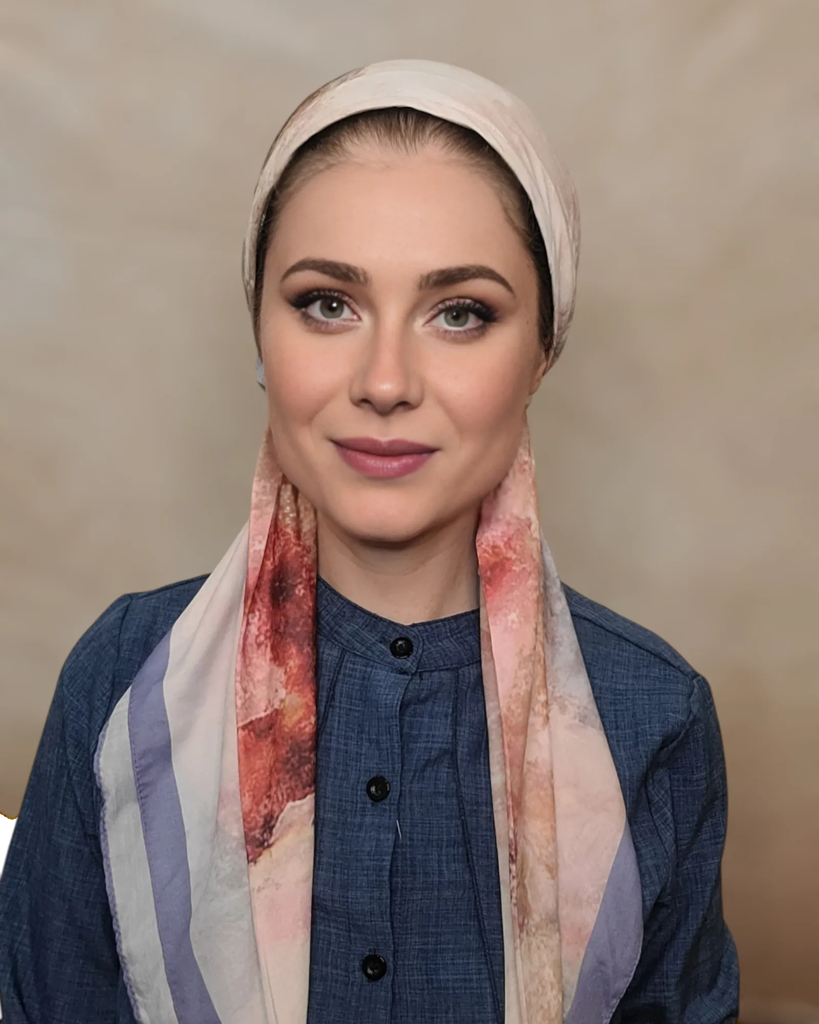 Colorpop Triangle Scarf With Grip