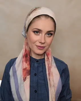 Colorpop Triangle Scarf With Grip