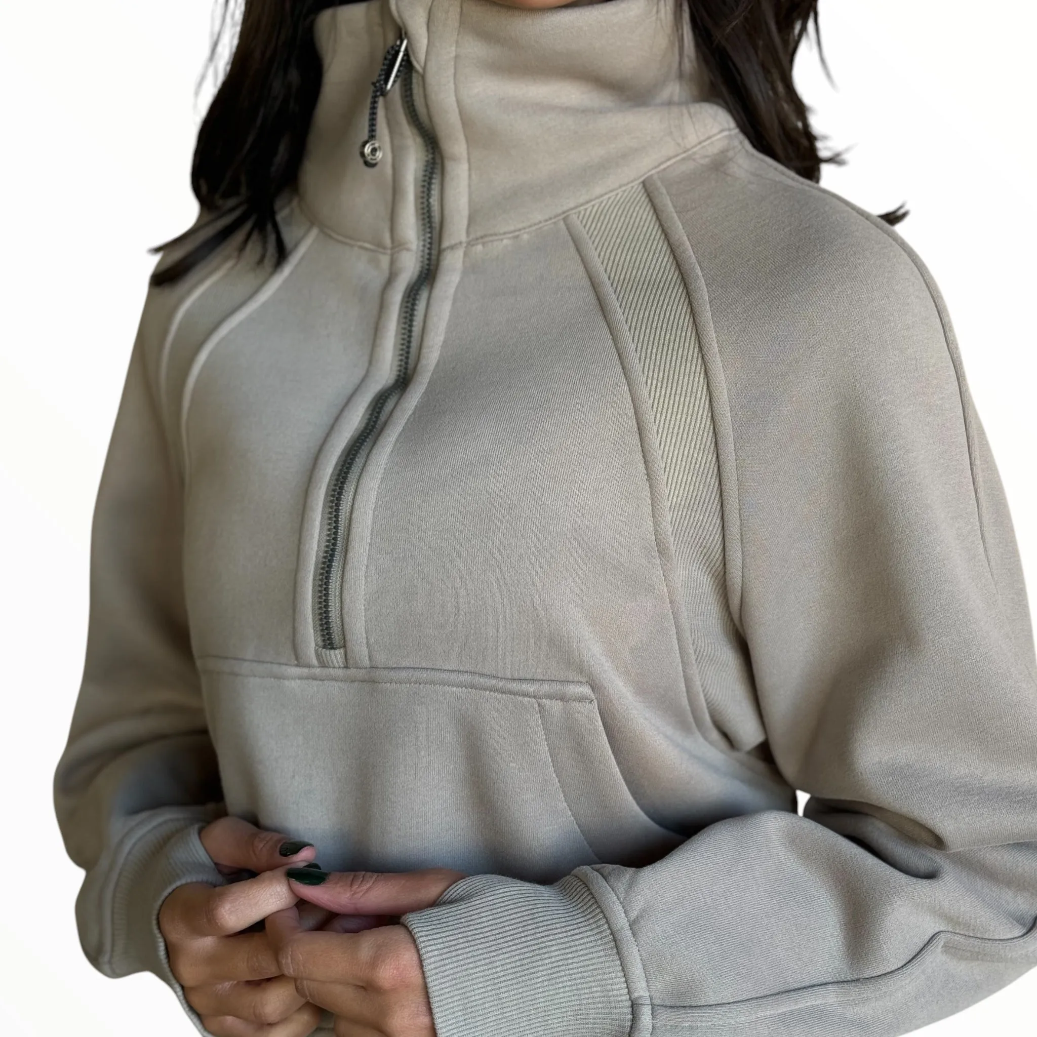 Comfy Edge Fleece Set - Harbor Grey