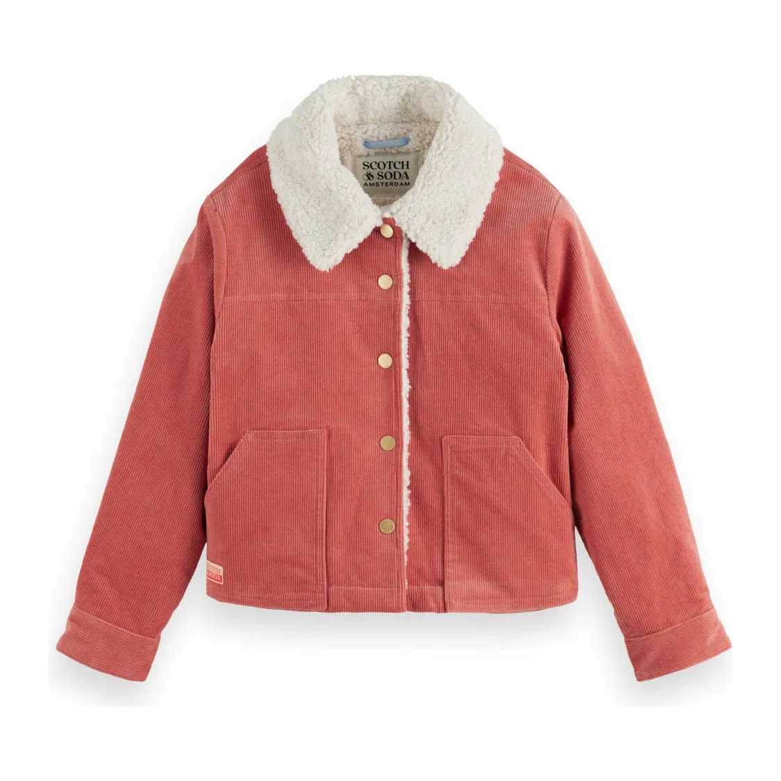 Corduroy Jacket With Sherpa Lining