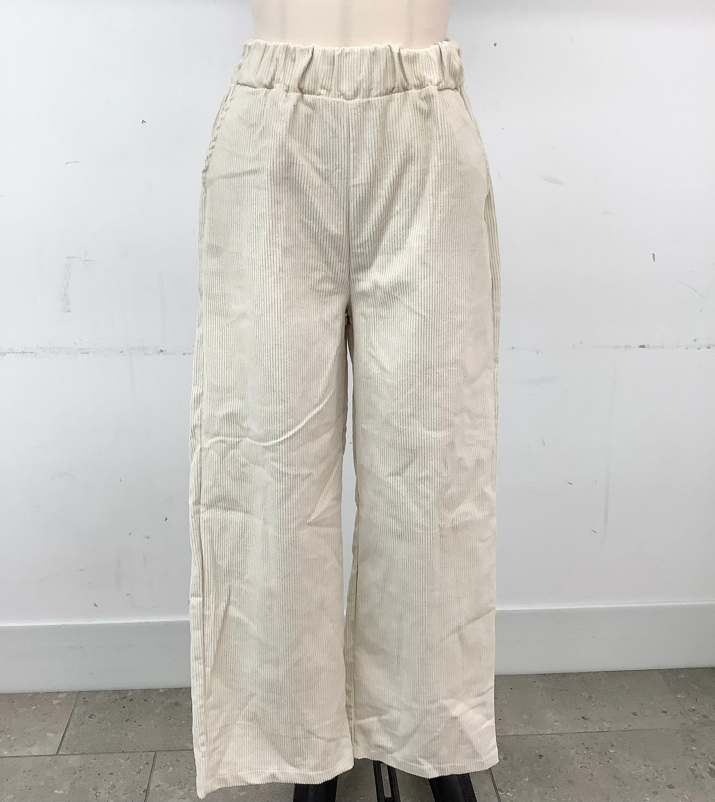CORDUROY WIDE PANTS