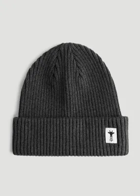 Cotton Beanie in Dark Grey