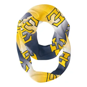 East Tennessee State Buccanneers Blue And Gold Degrade Infinity Scarf by Vive La Fete