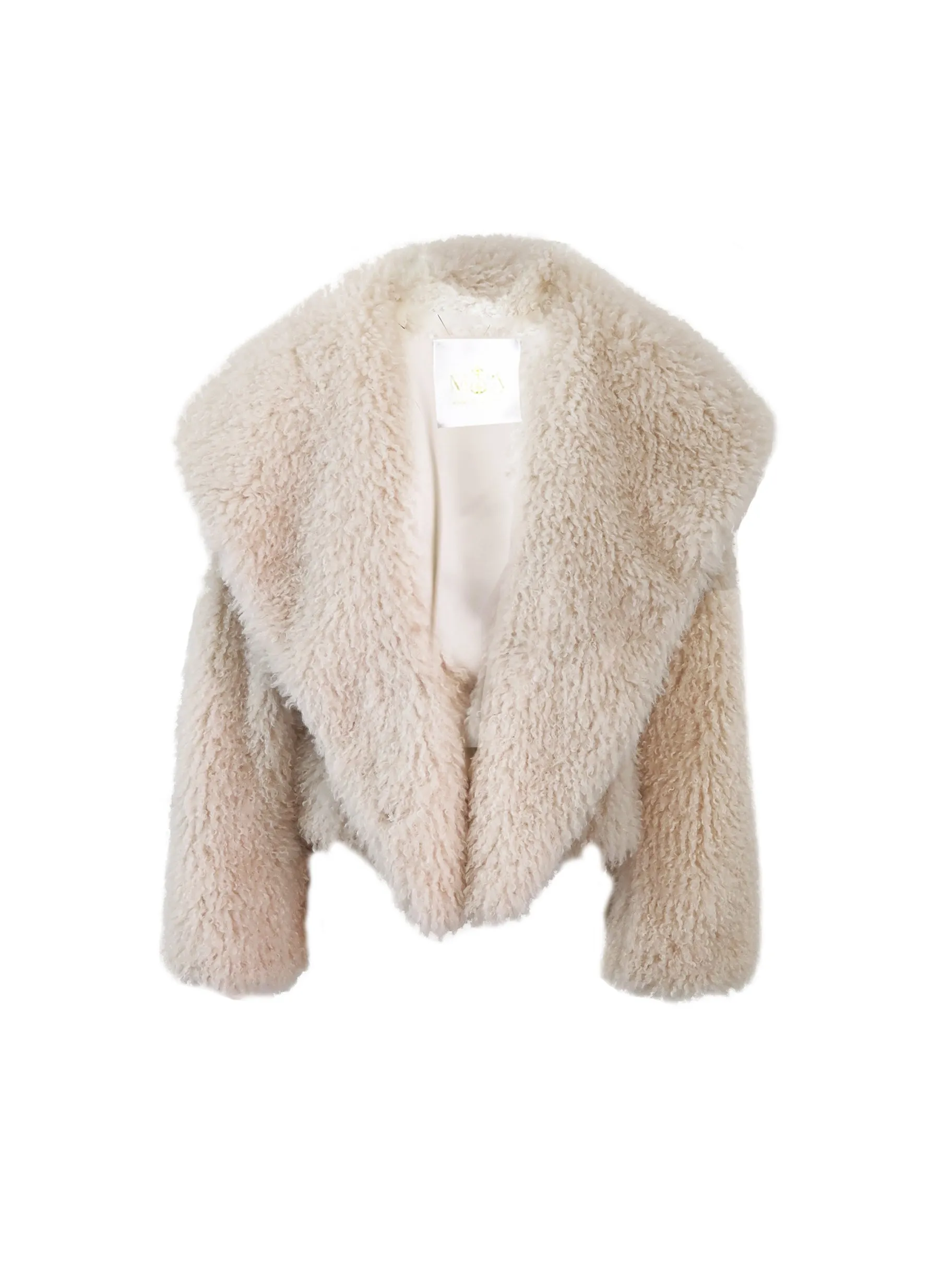 Esmé Shaggy Coat in Chiffon
