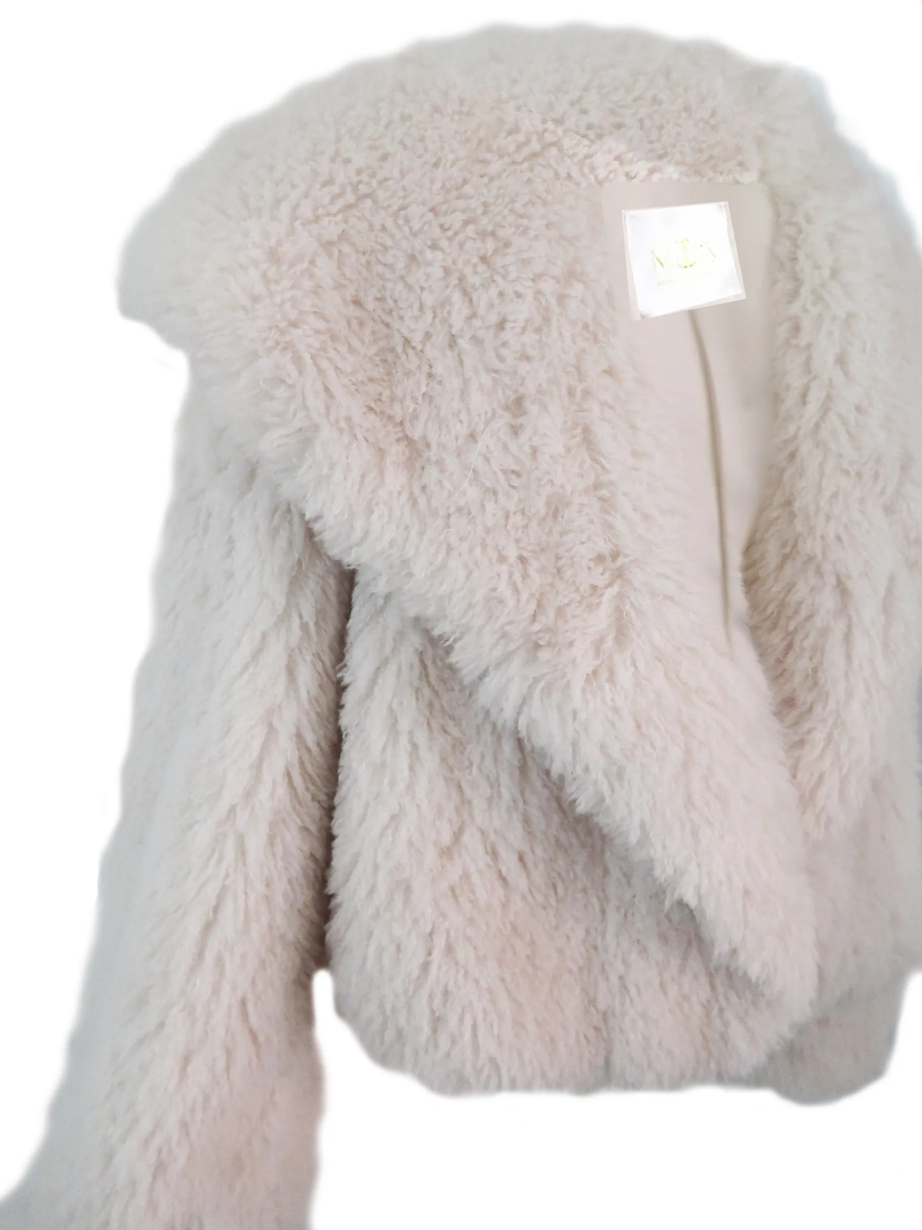 Esmé Shaggy Coat in Chiffon