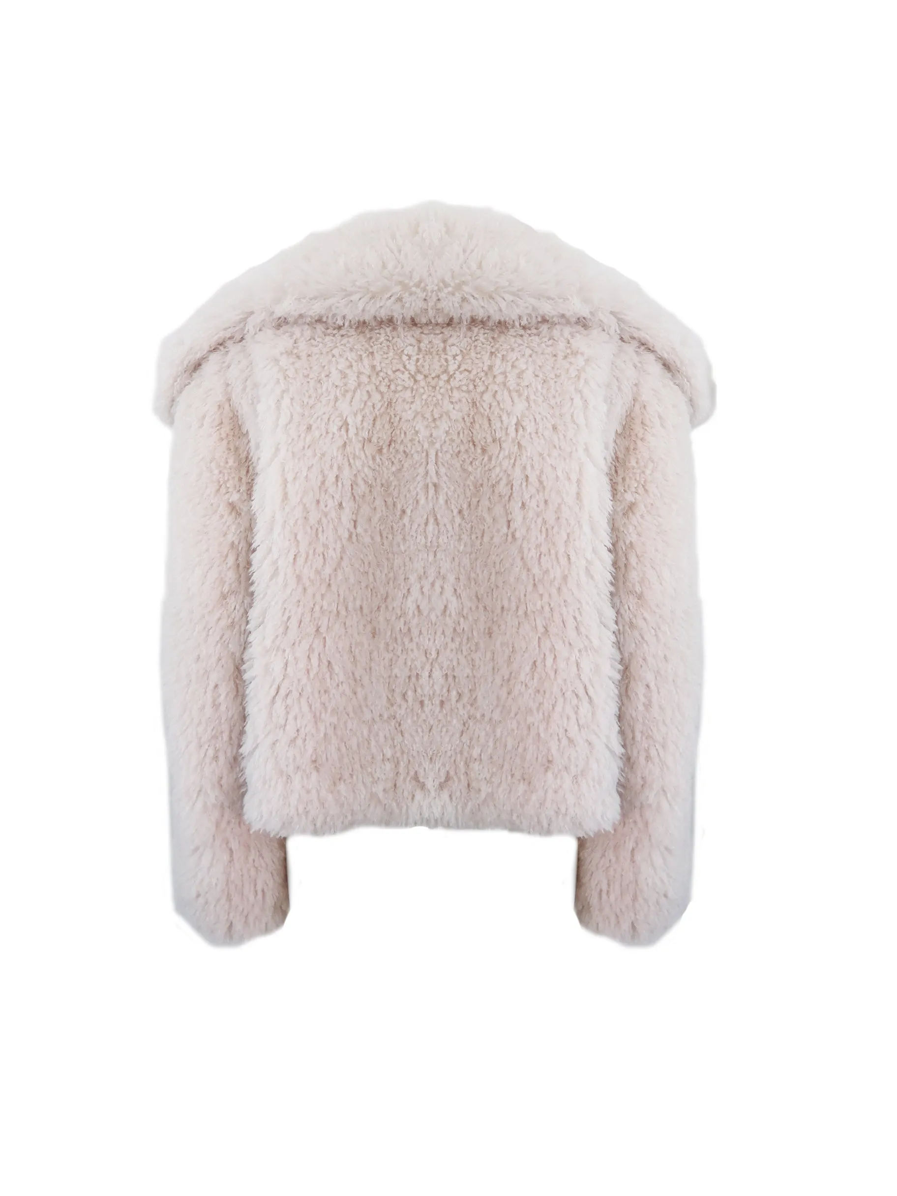 Esmé Shaggy Coat in Chiffon