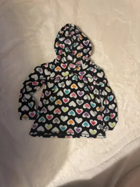 Fleece Heart Jacket  - size Kids Clothing:     5 & 5T
