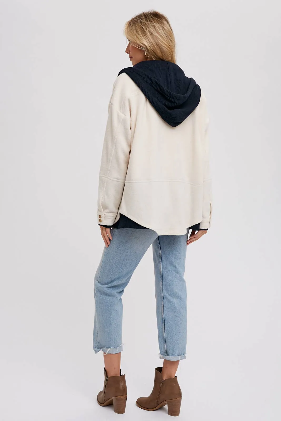 Fleece Hooded Shacket