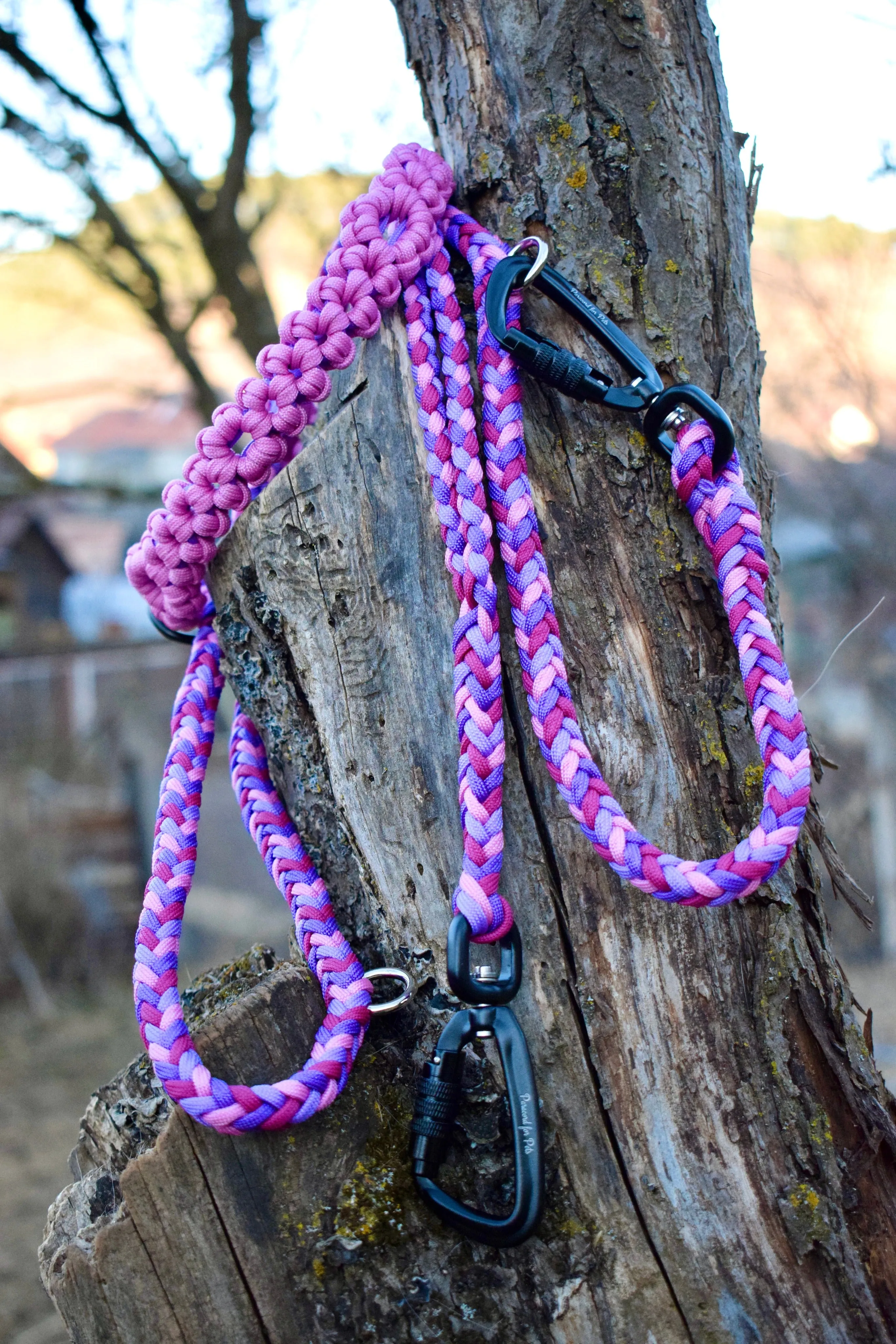 Flower braid Dog collar