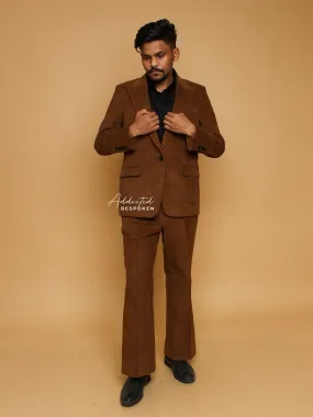 Formal Corduroy Pocket Pantsuit