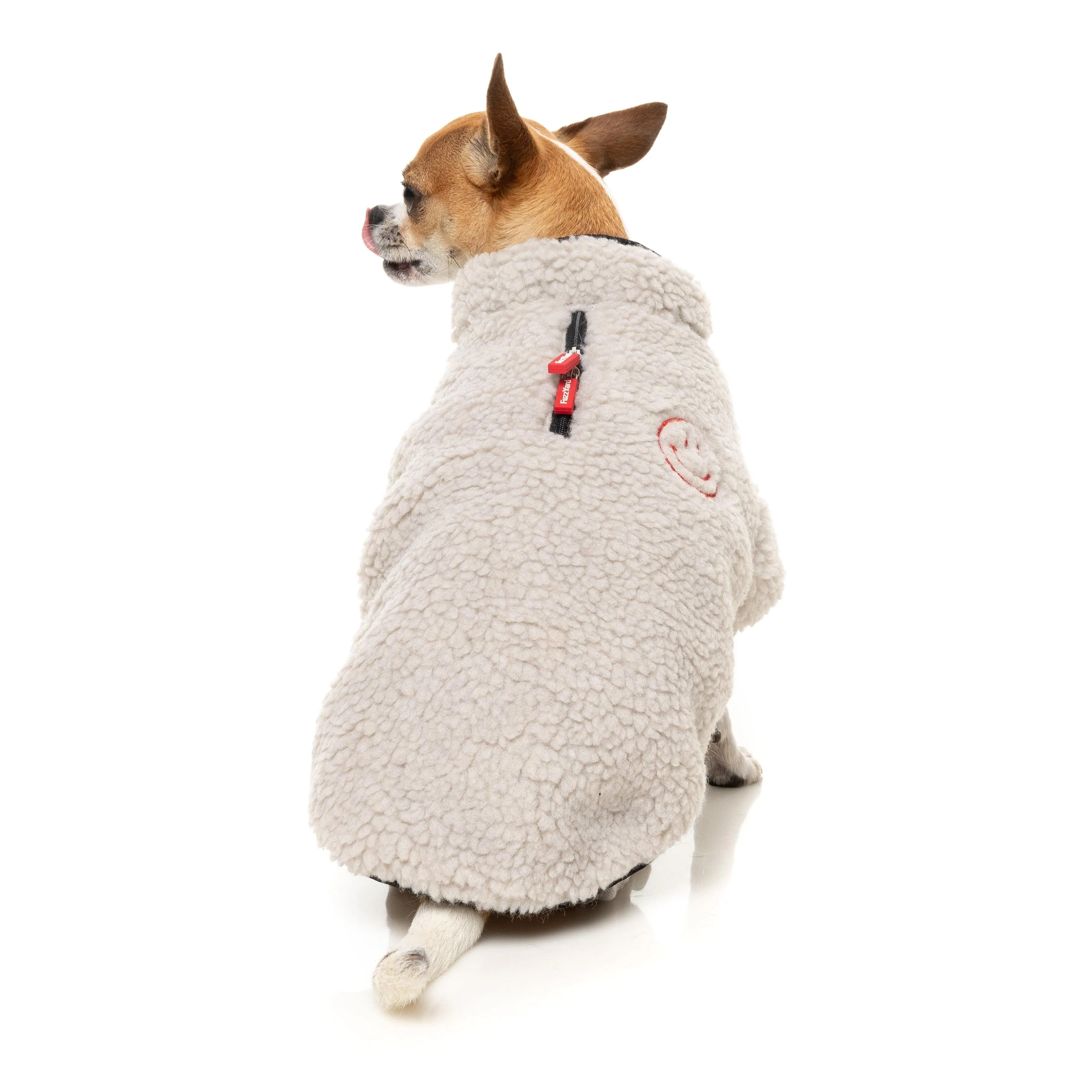FuzzYard Dog Apparel Jacket Basecamp Stone Size 7