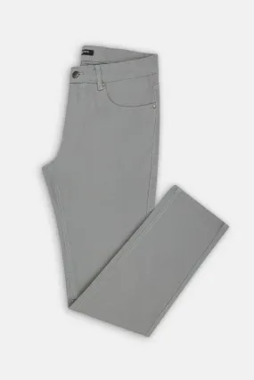 Gray Gabardine Pant
