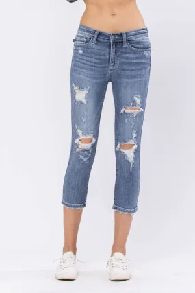 Judy Blue Stuck on You Capri Jean
