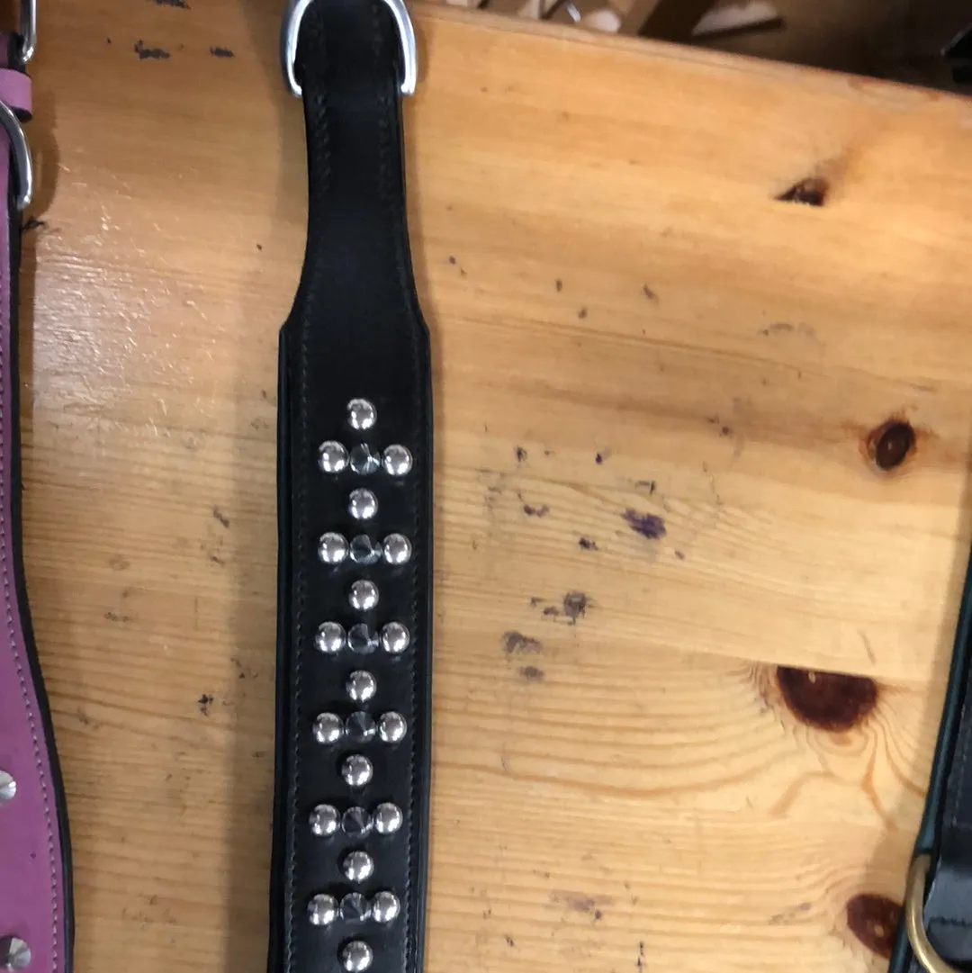 Leather dog collar sale