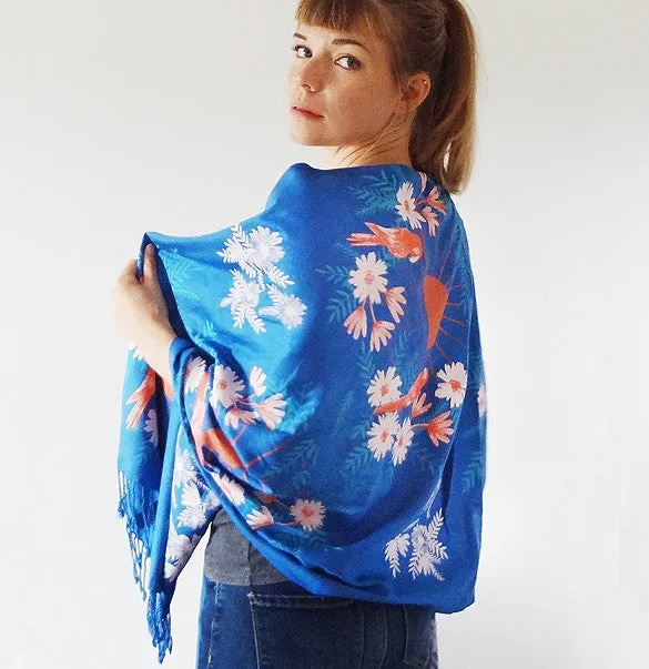 Limited Edition Indian Summer Scarf - Blue 2016