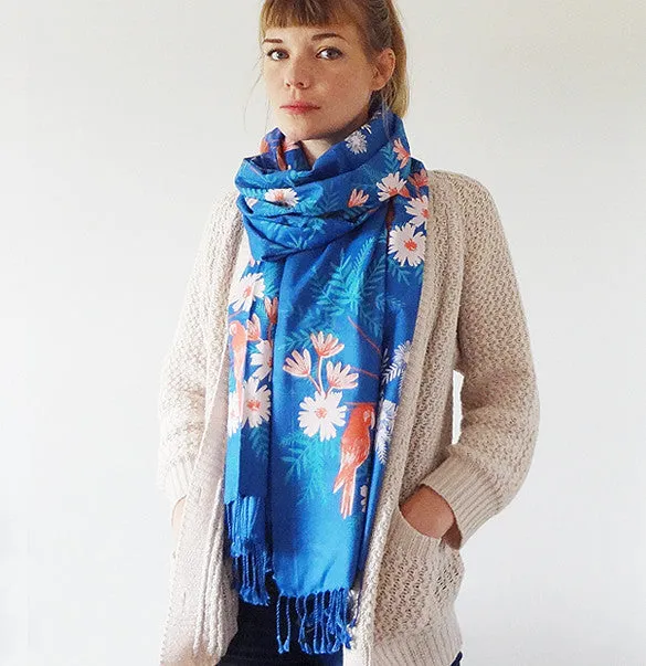 Limited Edition Indian Summer Scarf - Blue 2016