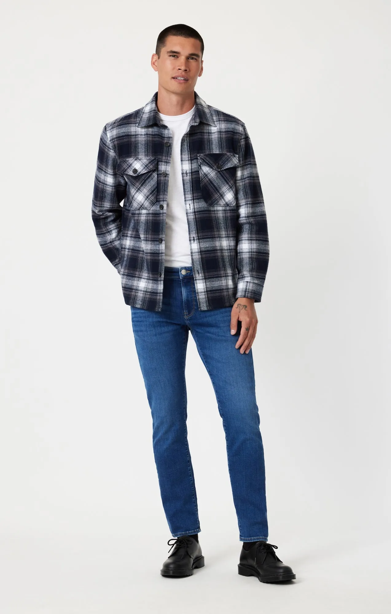Marcus Dark Brushed Feather Blue