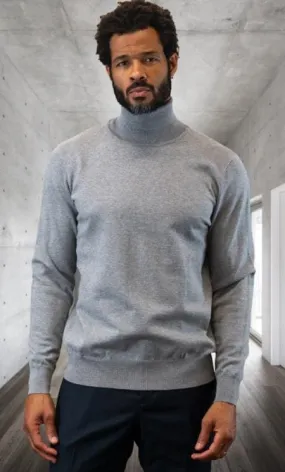 Mens Sweater Grey - Wool And Cashmere Fabric