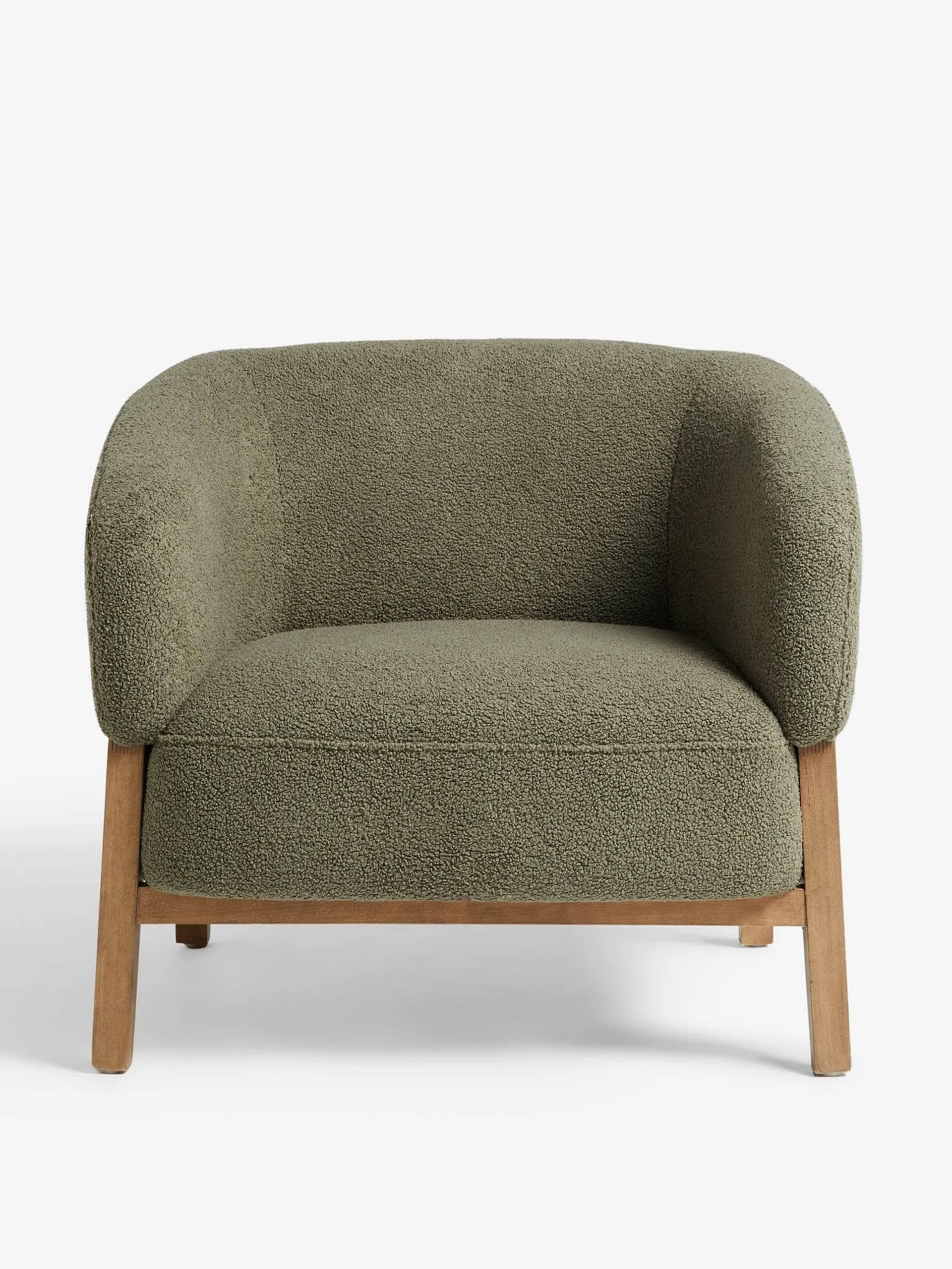 Mika teddy boucle accent chair