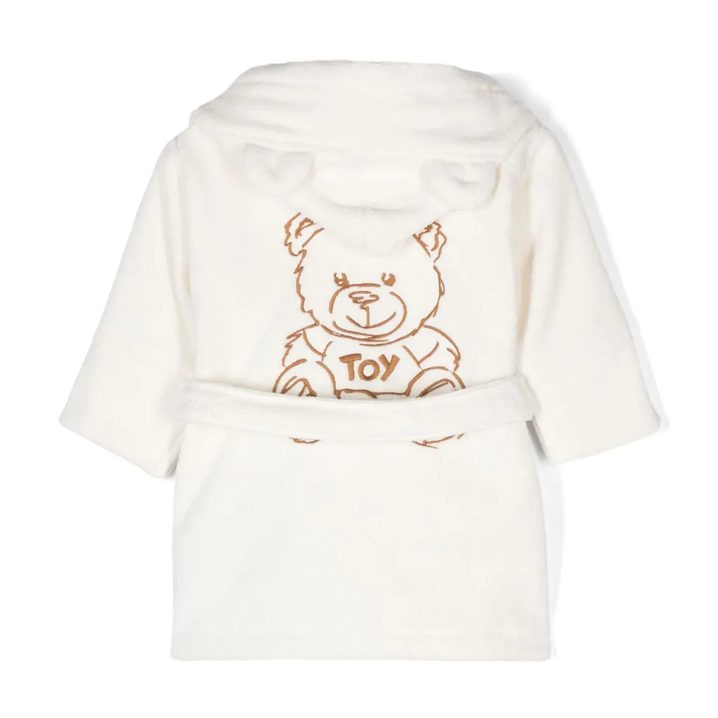 Moschino Kids Bear Graphic Bathrobe