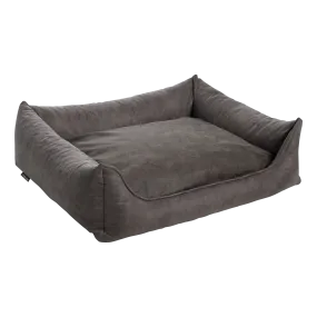Orthopedic Sofa - Leatherlook/Teddy - Taupe