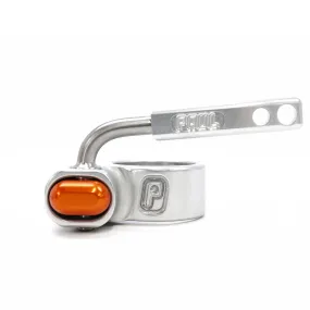 Paul Components Quick Release Seatpost Collar - Silver with Orange