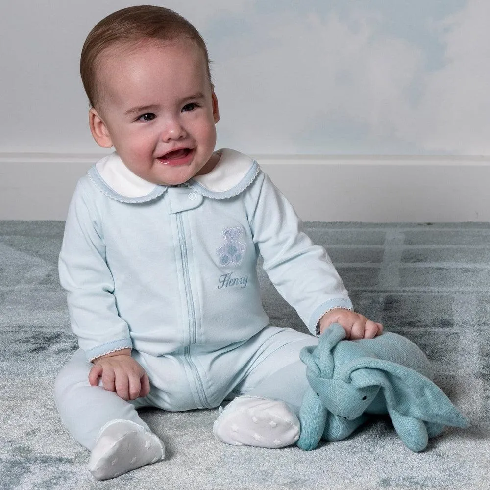 Personalised Personalised 3-Piece Organic Cotton Teddy Smart-Zip Set