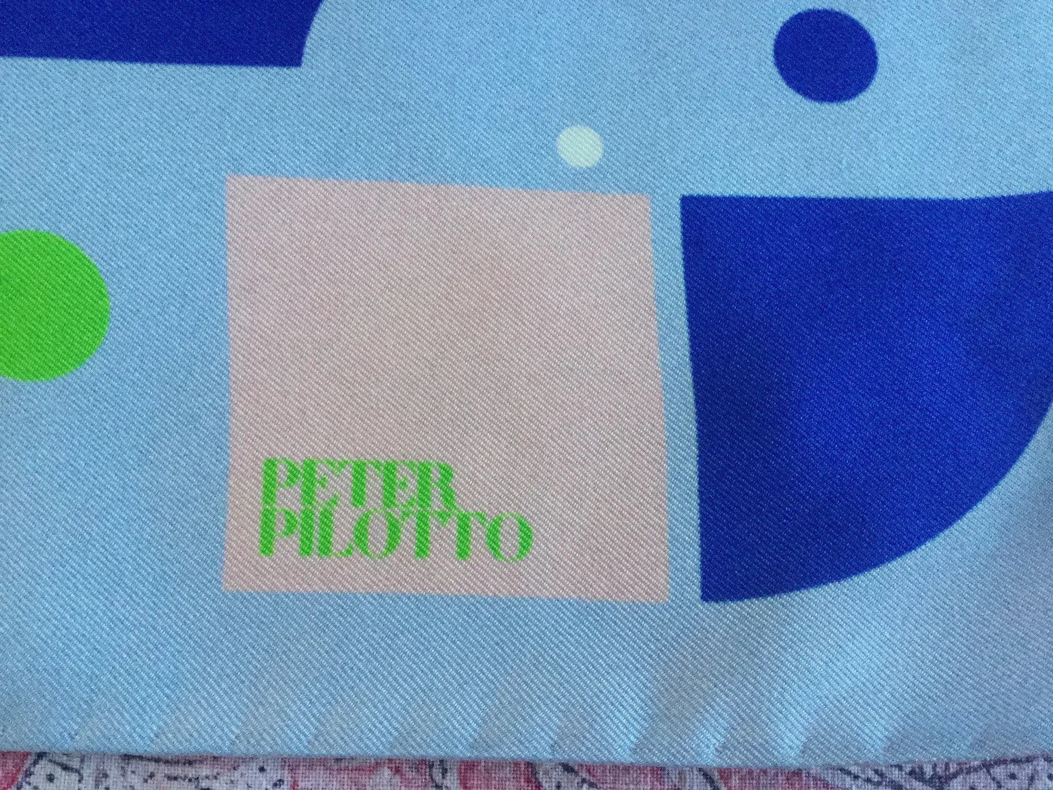 PETER PILOTTO Silk Multi Coloured Geometric Print Square Shaped Scarf  LADIES