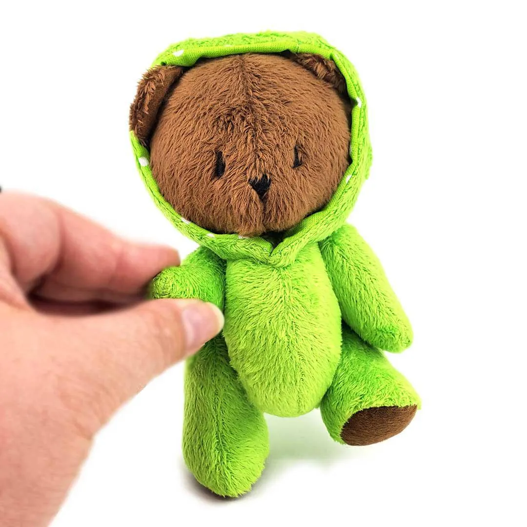 Plush - Teddy Bear in Frog Costume by Frank and Bubby