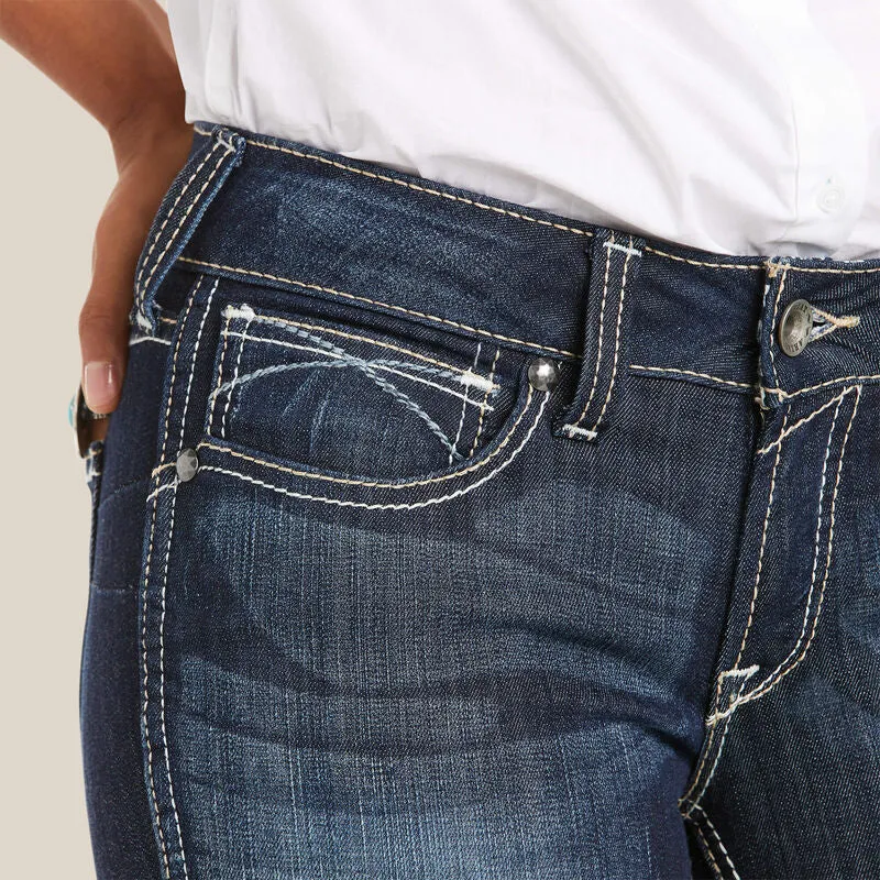 R.E.A.L Mid Rise Outseam Ella Skinny Jean