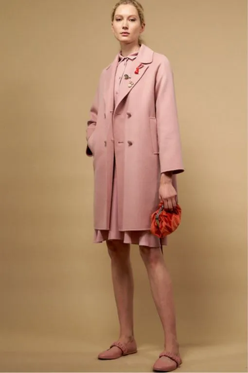 Rivetto Coat- Peony
