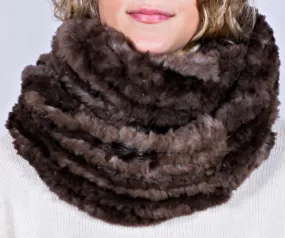 Sheared Beaver Infinity Scarf