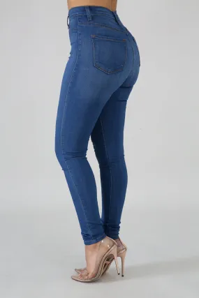 Simple Denim Exposure Jeans