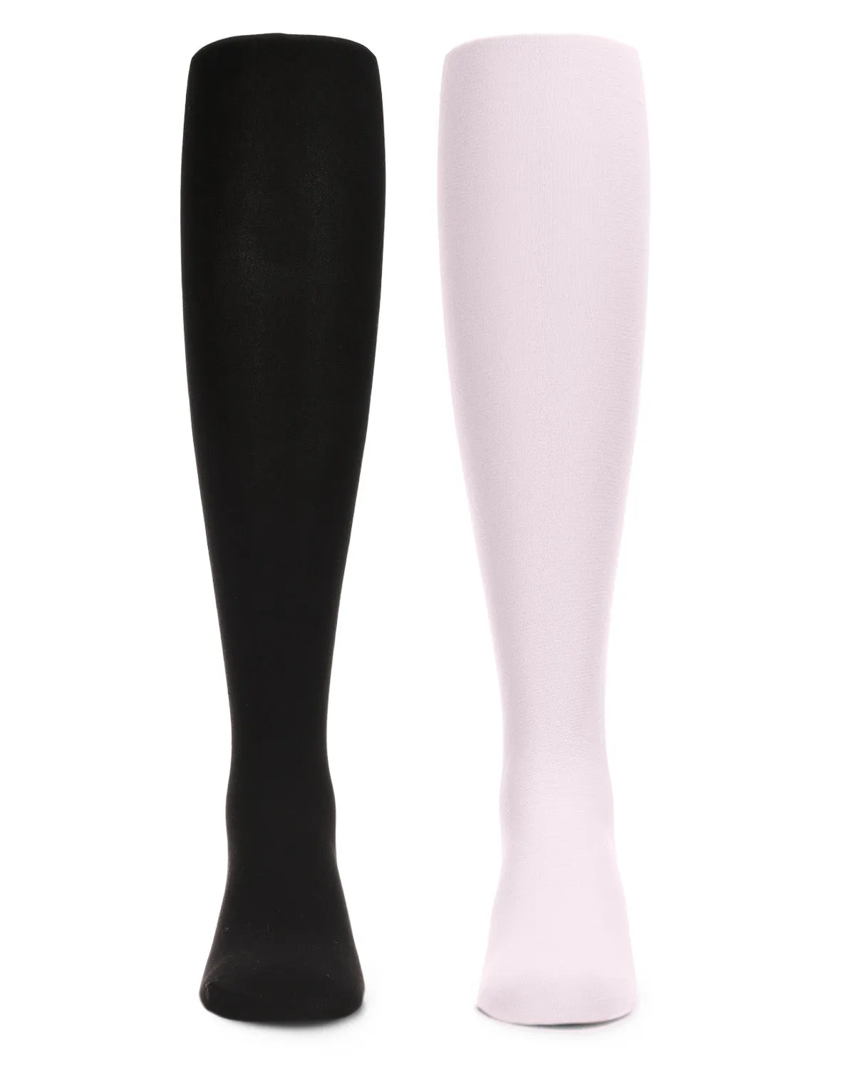 Solid Girl’s Opaque Microfiber Tights 2-Pack