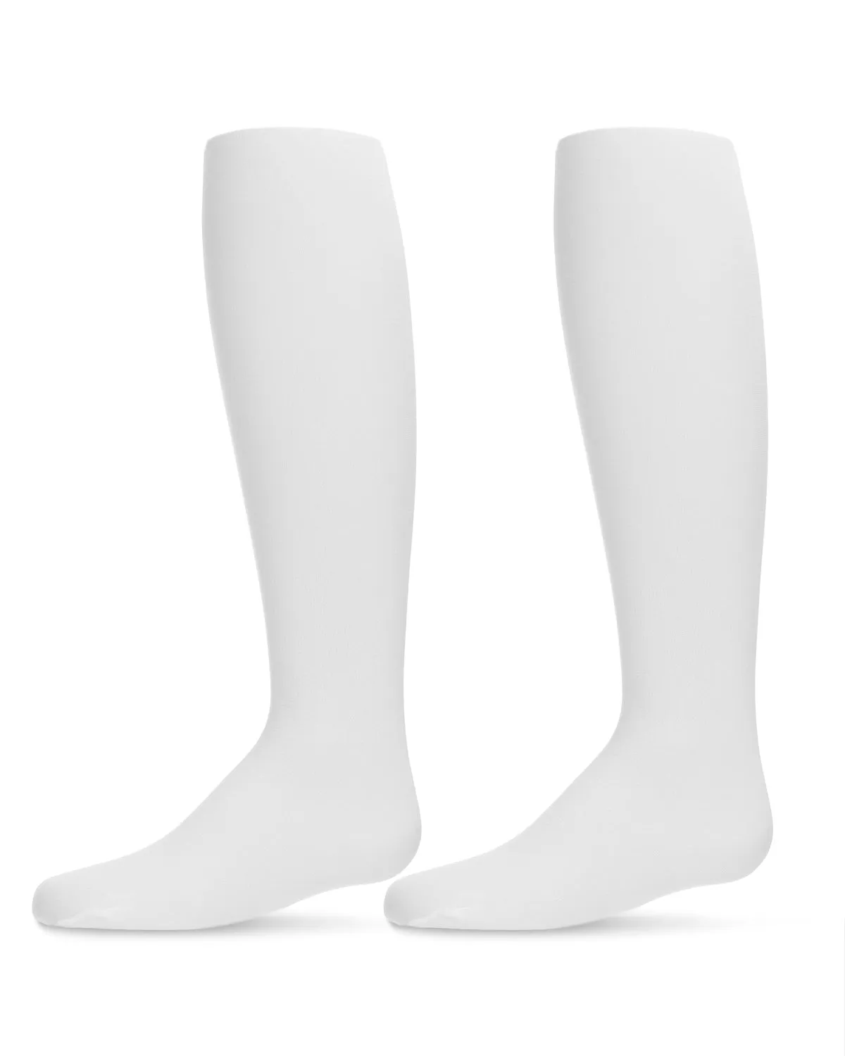 Solid Girl’s Opaque Microfiber Tights 2-Pack