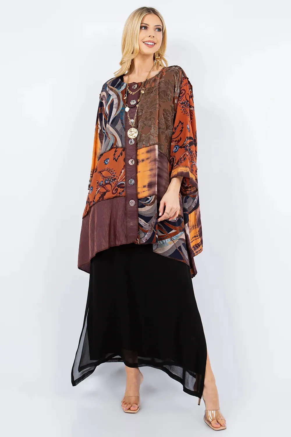 Sterling Style Short Happy Coat - 5846SHC COFFEE