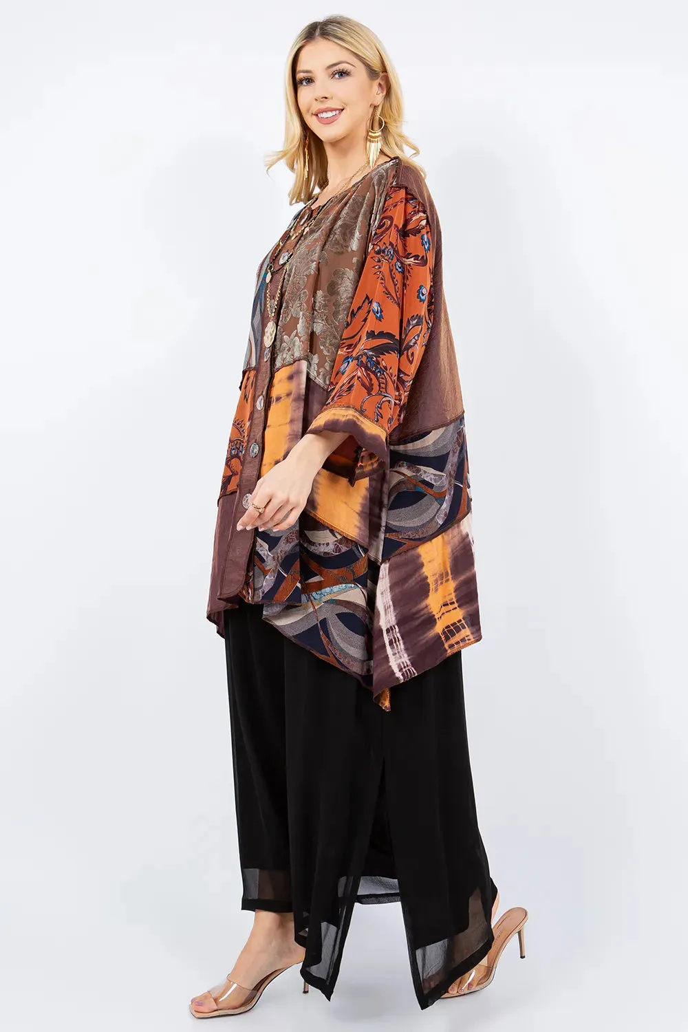 Sterling Style Short Happy Coat - 5846SHC COFFEE