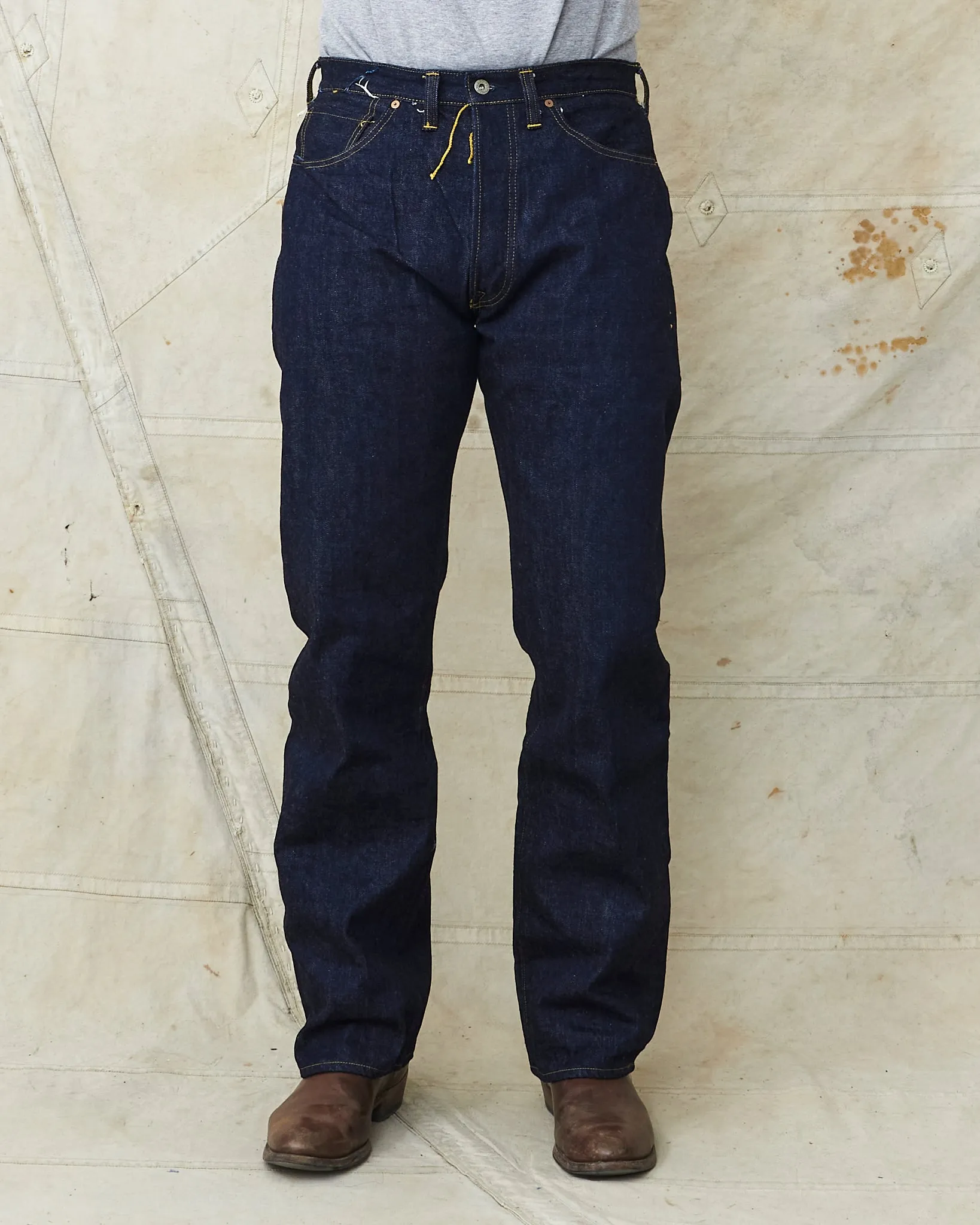 Sugar Cane & Co. Super "Denim" Collectibles #09 S1943 Denim Waist Overalls One Wash SC49009