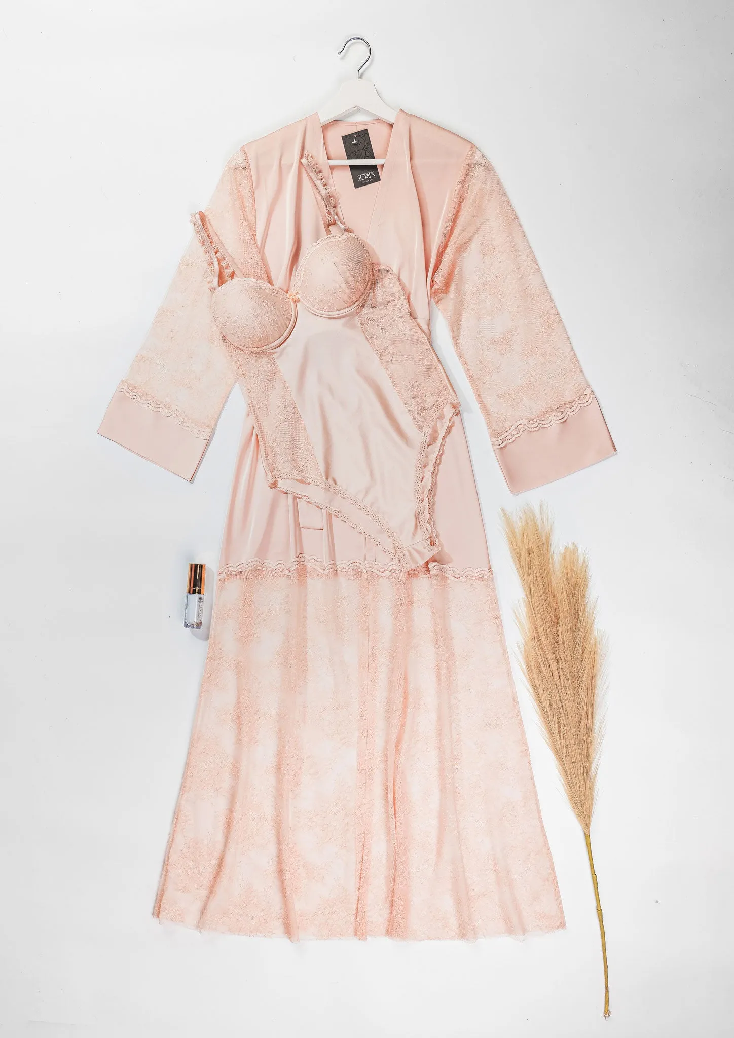 Teddy Long Robe Set 6125